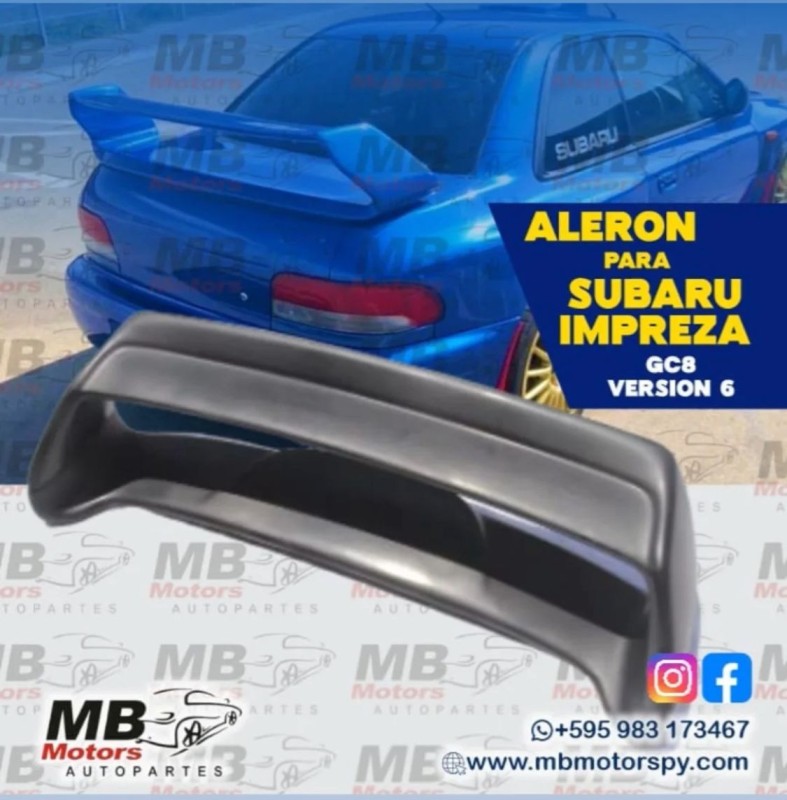 ALERON PARA SUBUARU IMPREZA GC8 VERSIÓN 6