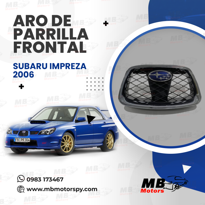 Aro de parrilla Frontal Subaru Impreza 2006